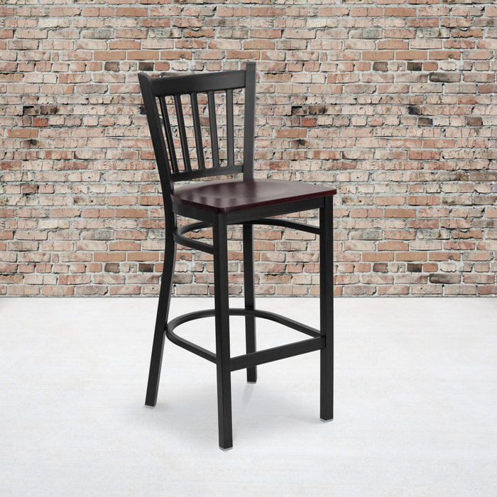 Black Vert Stool-Mah Seat