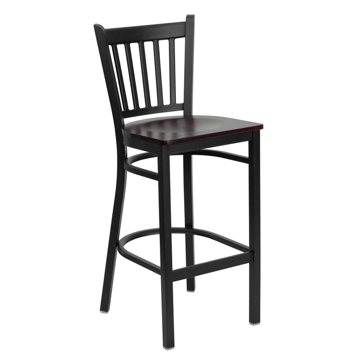 Black Vert Stool-Mah Seat