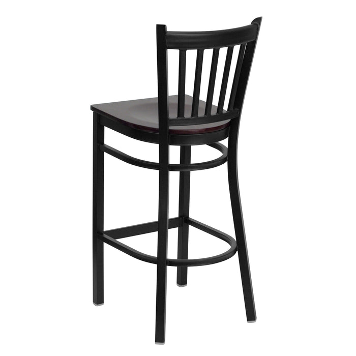Black Vert Stool-Mah Seat