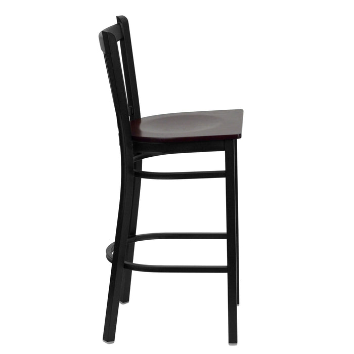 Black Vert Stool-Mah Seat