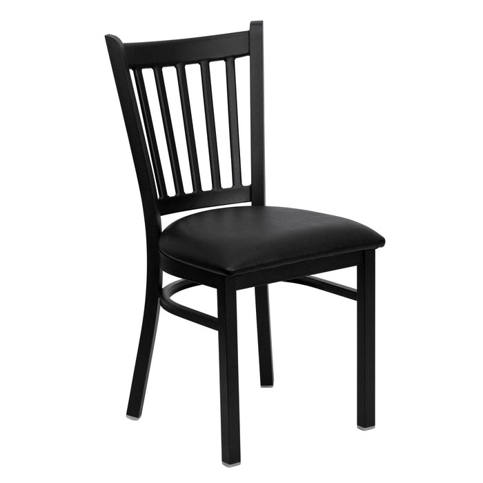 Black Vert Chair-Black Seat