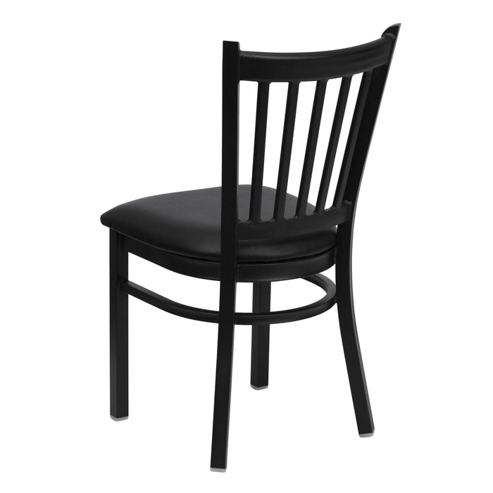 Black Vert Chair-Black Seat