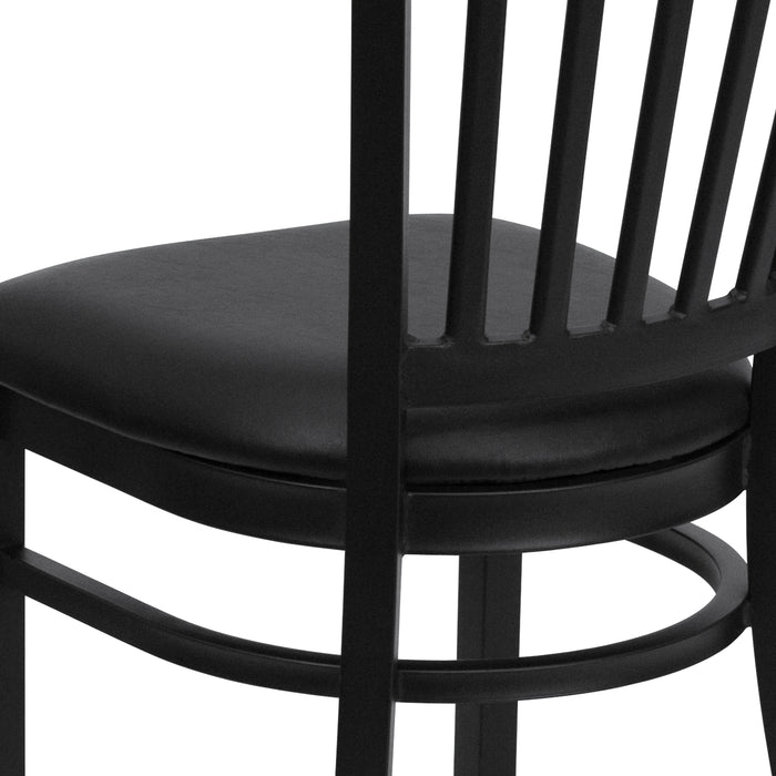 Black Vert Chair-Black Seat