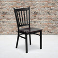 Black Vert Chair-Mah Seat