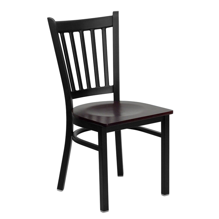 Black Vert Chair-Mah Seat