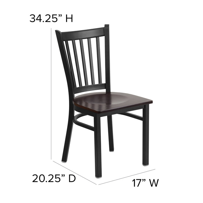 Black Vert Chair-Wal Seat