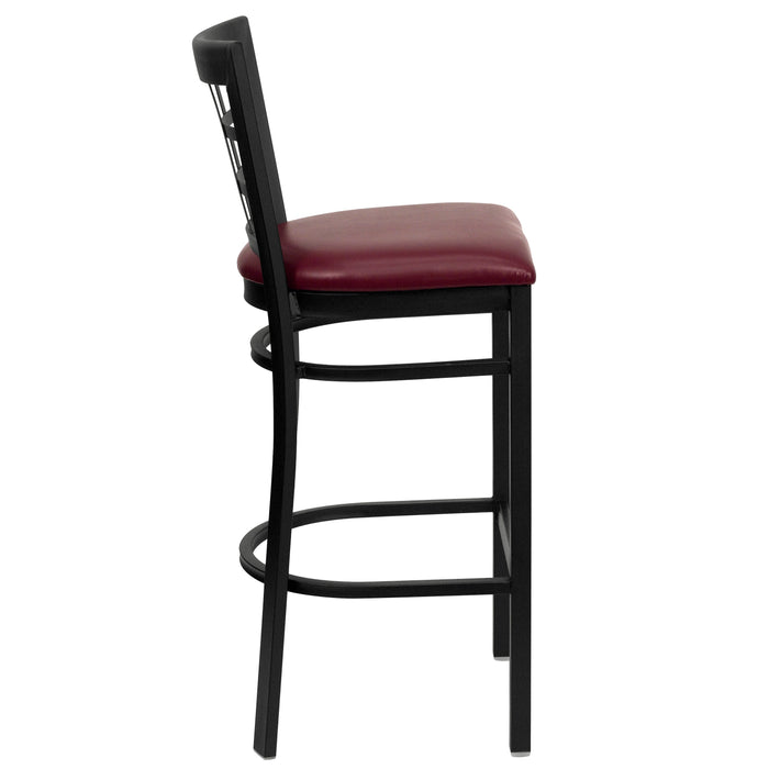 Black Window Stool-Burg Seat