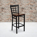 Black Window Stool-Mah Seat