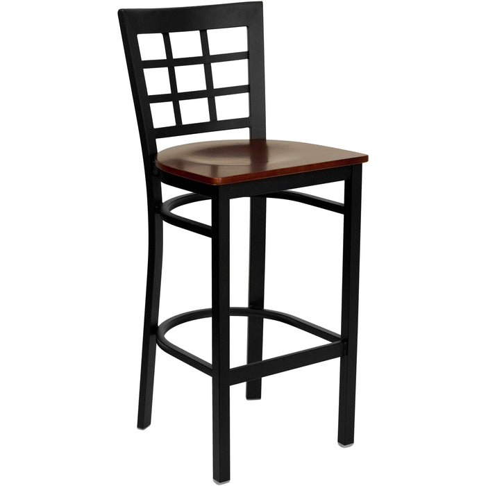 Black Window Stool-Mah Seat