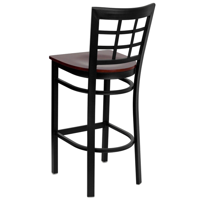 Black Window Stool-Mah Seat
