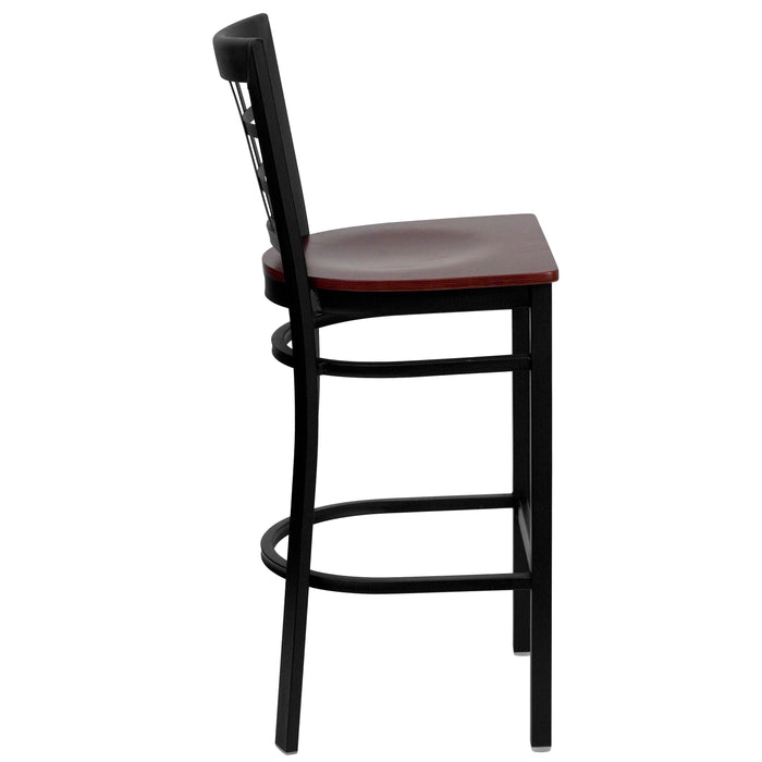 Black Window Stool-Mah Seat