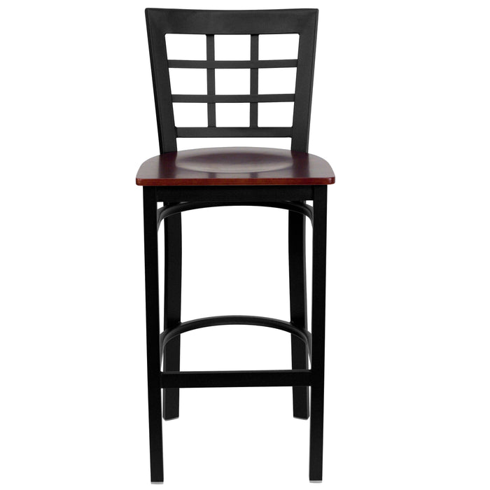 Black Window Stool-Mah Seat