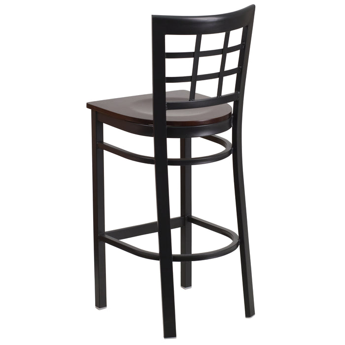 Black Window Stool-Wal Seat