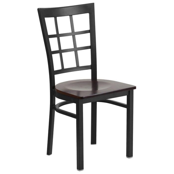Black Window Chair-Wal Seat