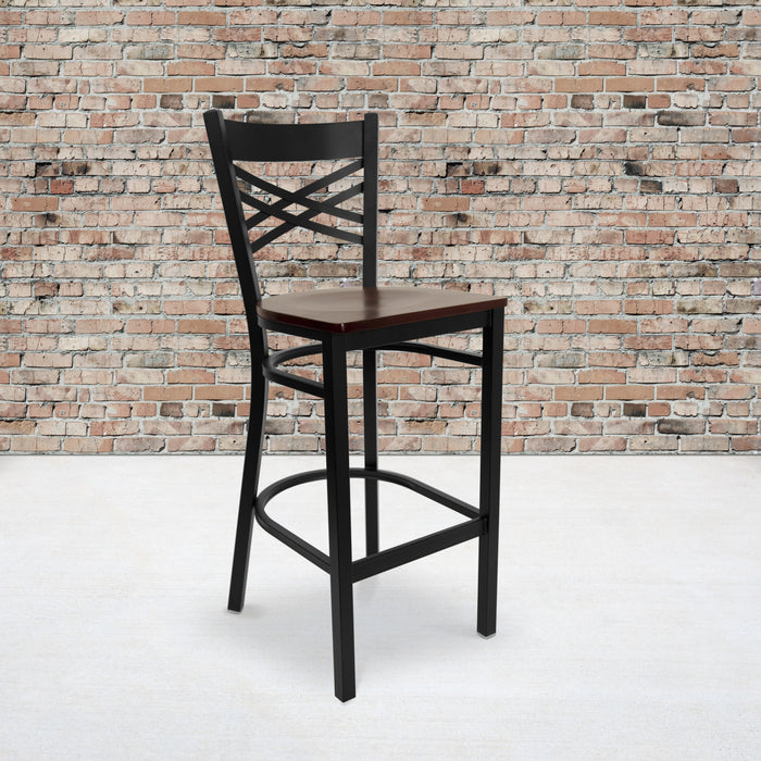 Black X Stool-Mah Seat