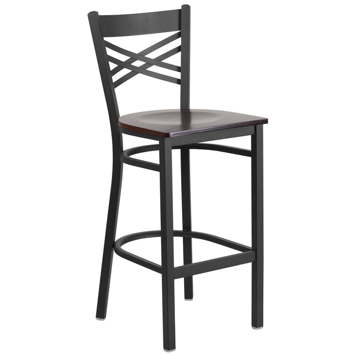 Black X Stool-Wal Seat