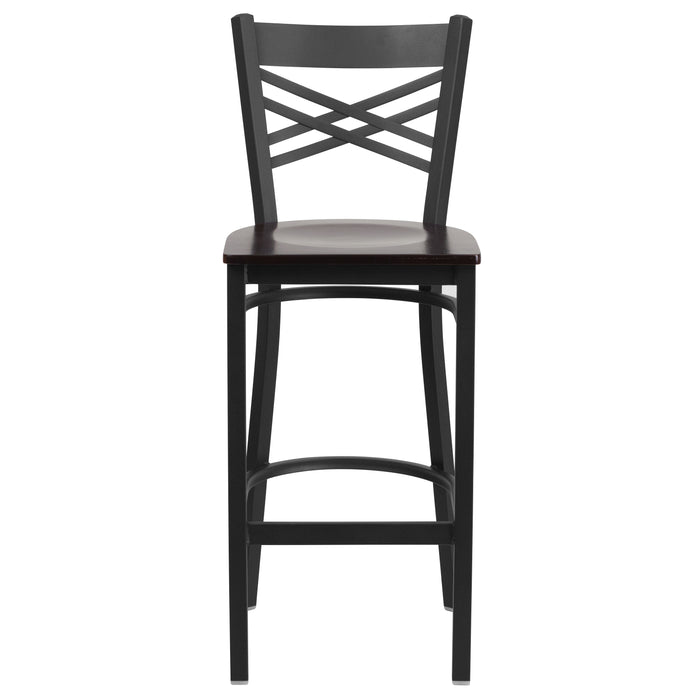 Black X Stool-Wal Seat