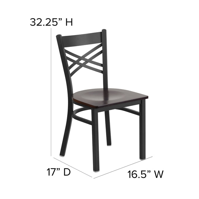 Black X Chair-Wal Seat