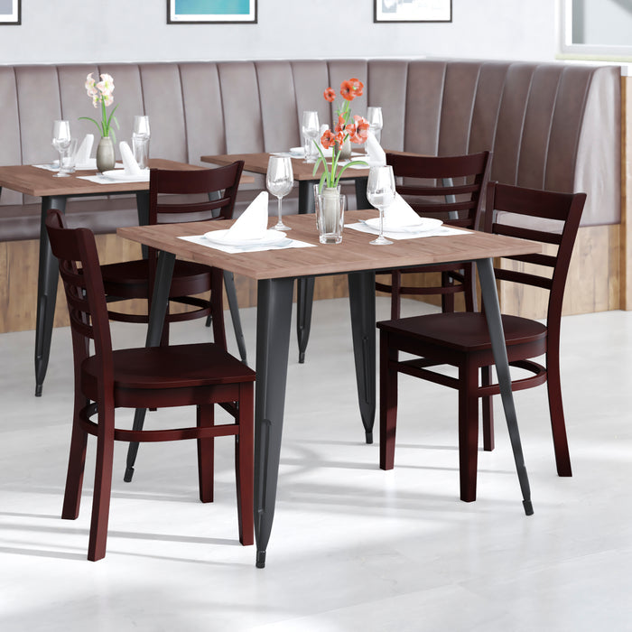 Mahogany Wood Dining Chair