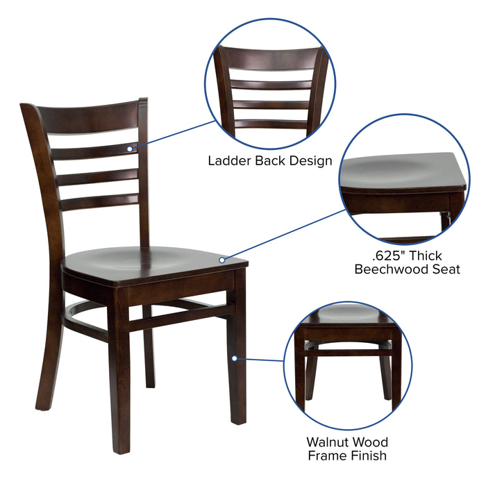 Walnut Wood Dining Chair