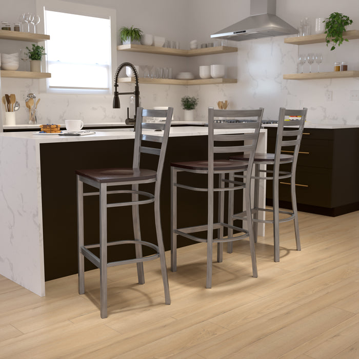 Clear Ladder Stool-Wal Seat