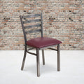 Clear Ladder Chair-Burg Seat