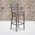 Clear Ladder Stool-Mah Seat