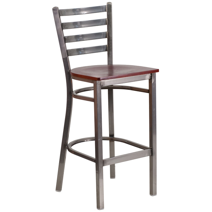 Clear Ladder Stool-Mah Seat