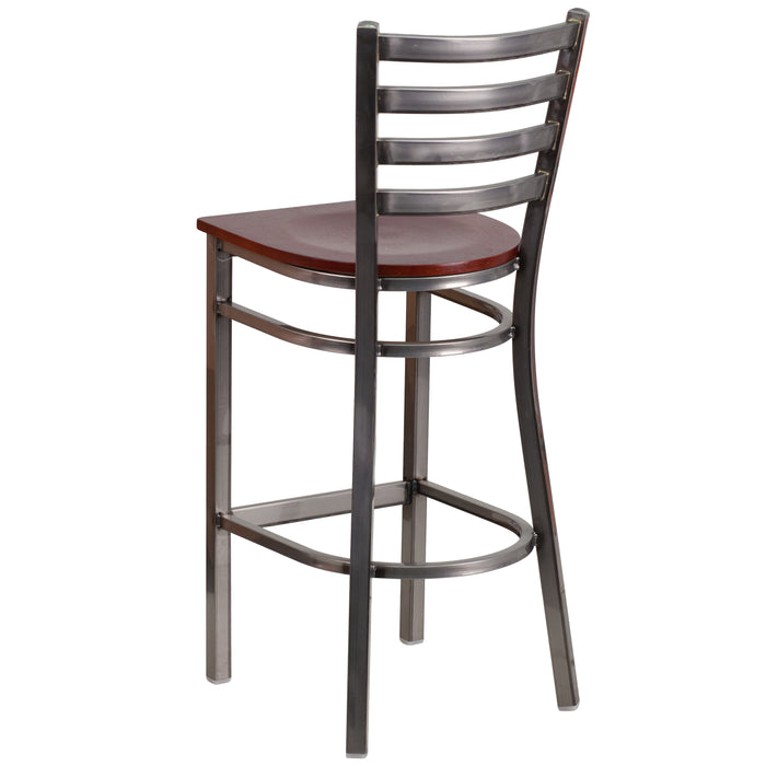 Clear Ladder Stool-Mah Seat