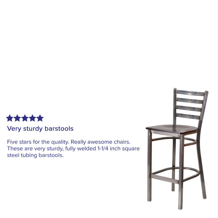 Clear Ladder Stool-Wal Seat