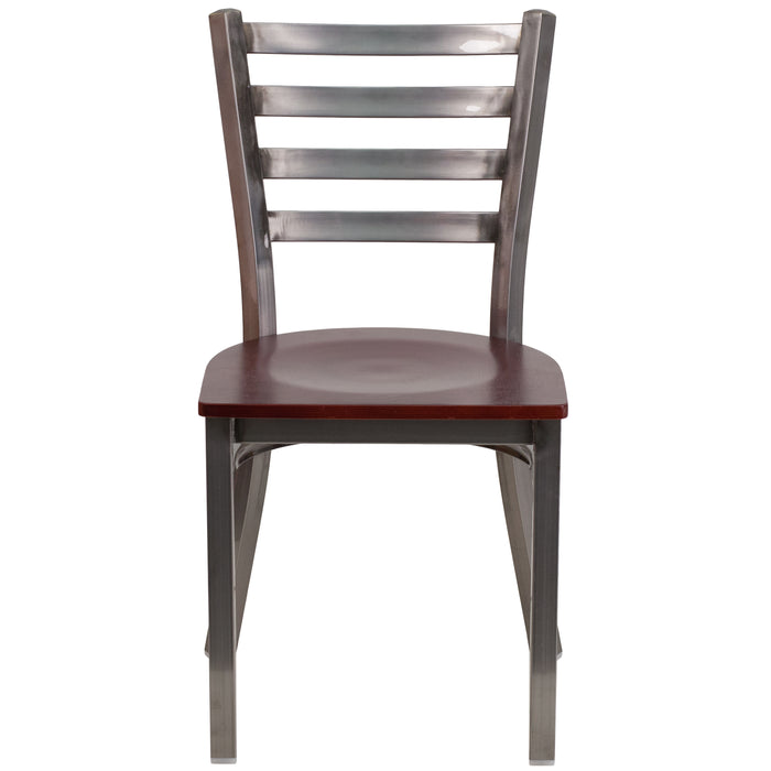 Clear Ladder Chair-Mah Seat
