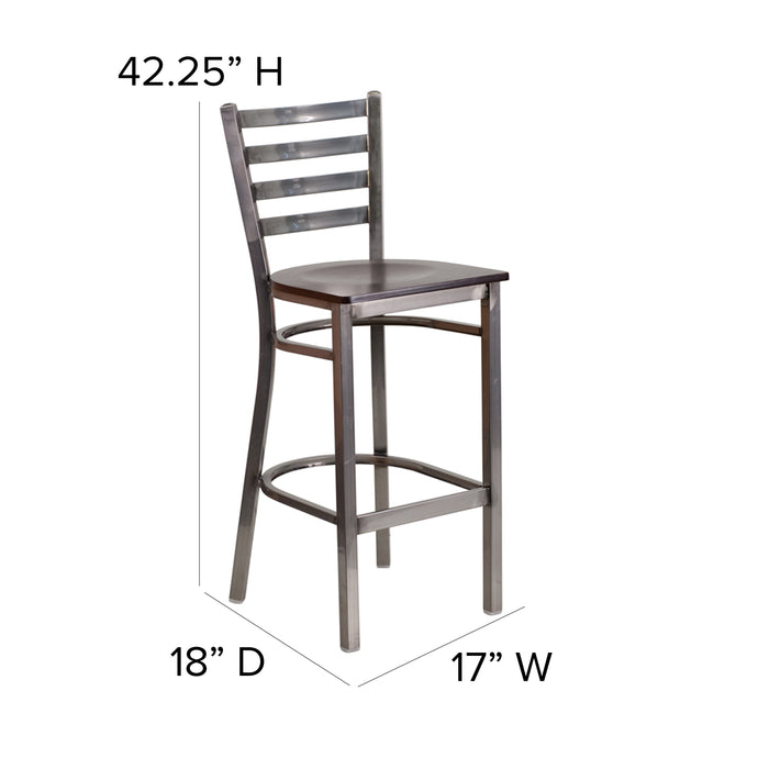 Clear Ladder Stool-Wal Seat