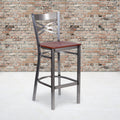 Clear X Stool-Cherry Seat