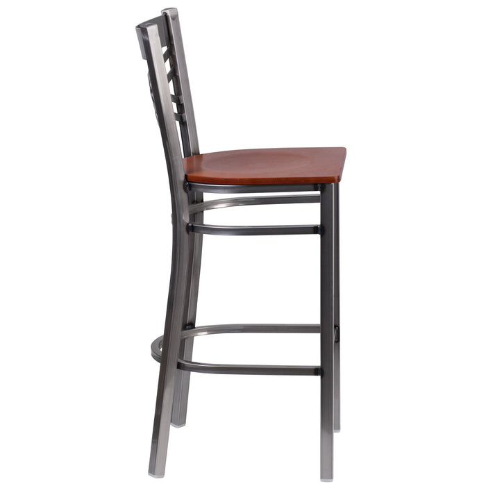 Clear X Stool-Cherry Seat