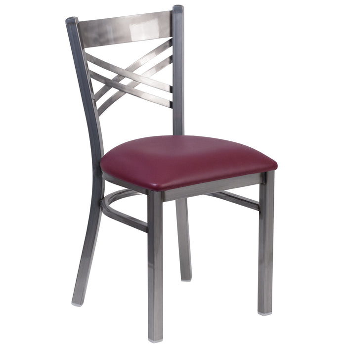 Clear X Chair-Burg Seat