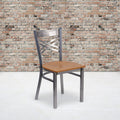Clear X Chair-Nat Seat