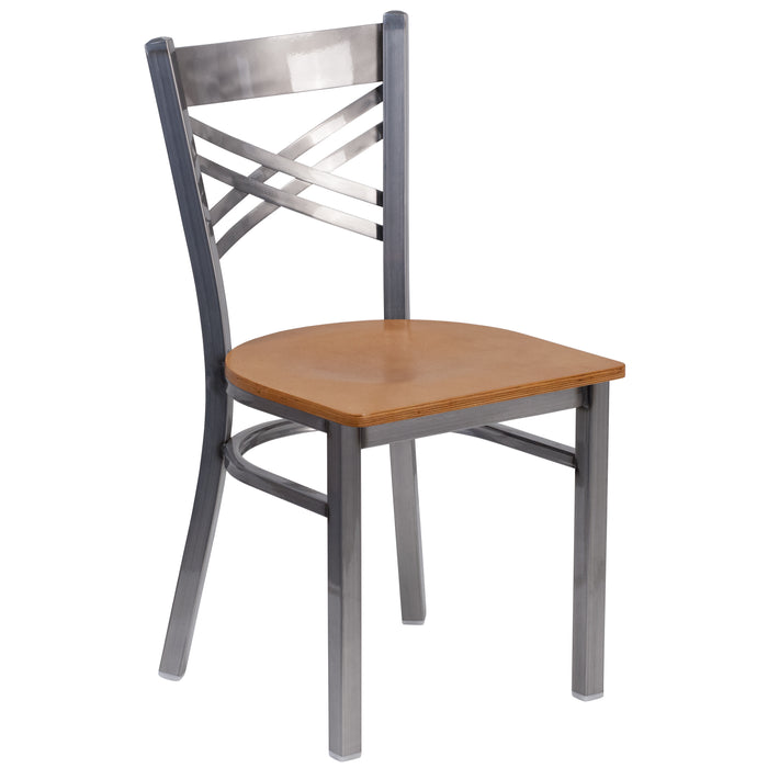 Clear X Chair-Nat Seat