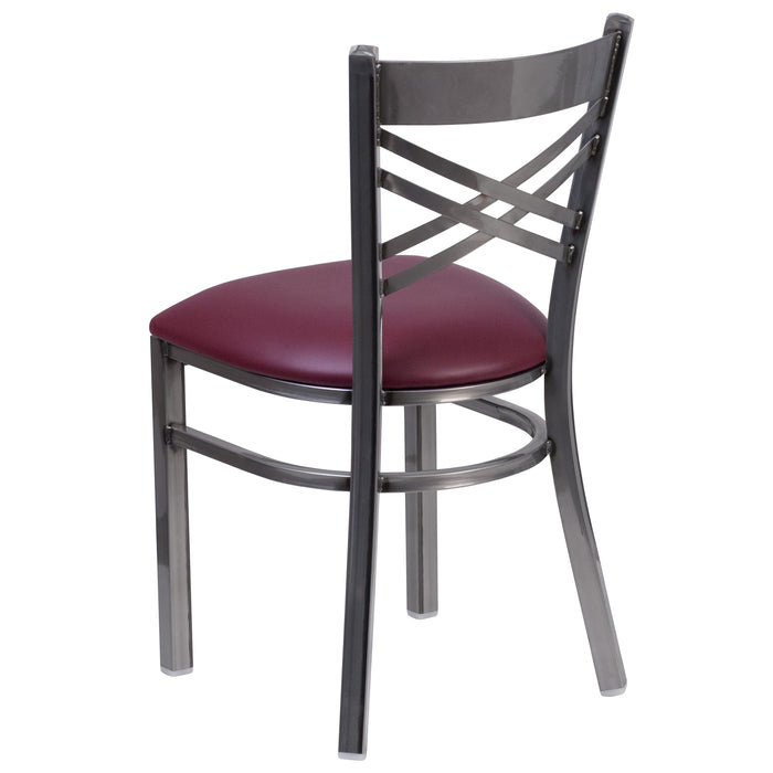 Clear X Chair-Burg Seat