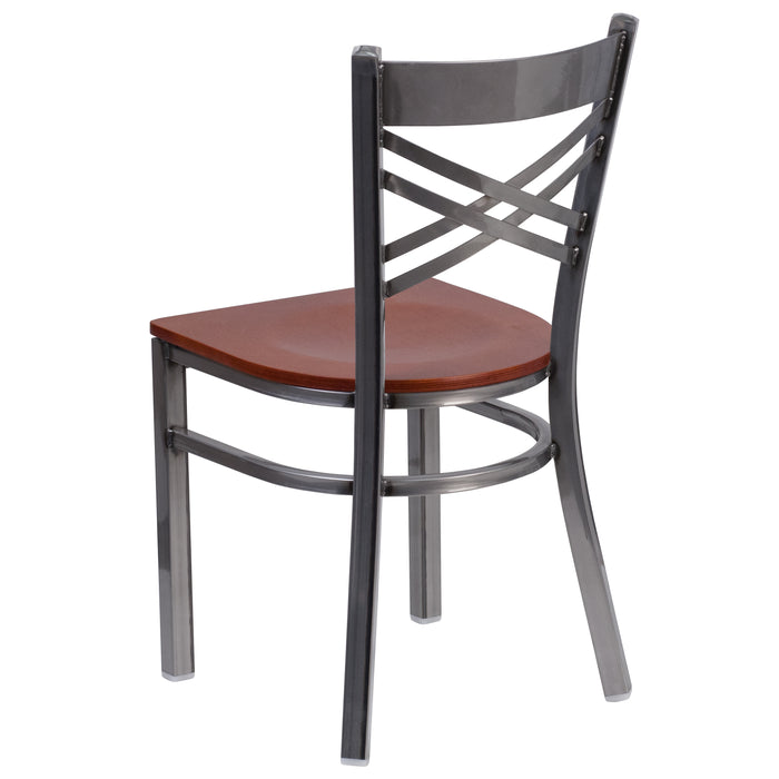 Clear X Chair-Cherry Seat