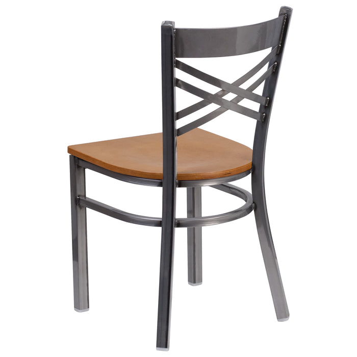 Clear X Chair-Nat Seat