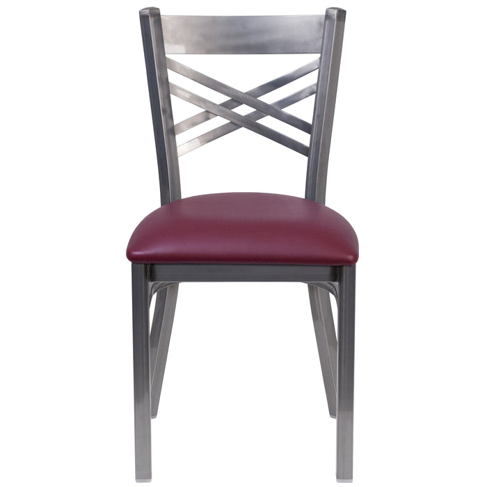 Clear X Chair-Burg Seat