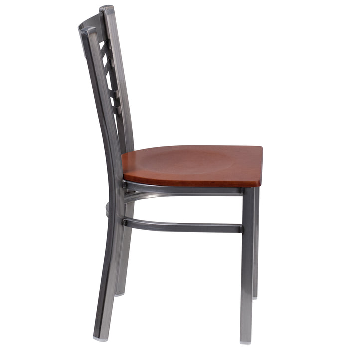 Clear X Chair-Cherry Seat