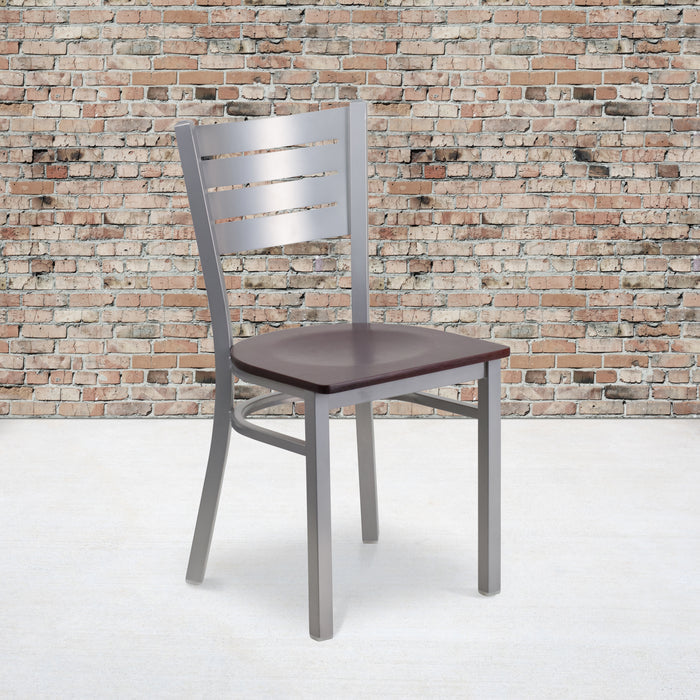 Silver Slat Chair-Wal Seat
