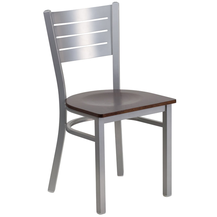 Silver Slat Chair-Wal Seat
