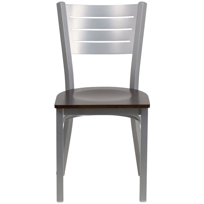 Silver Slat Chair-Wal Seat