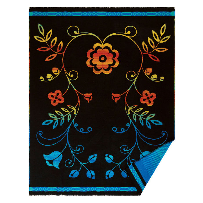 Honouring our Life Givers indigenous art blanket by Sharifah Marsden Canada
