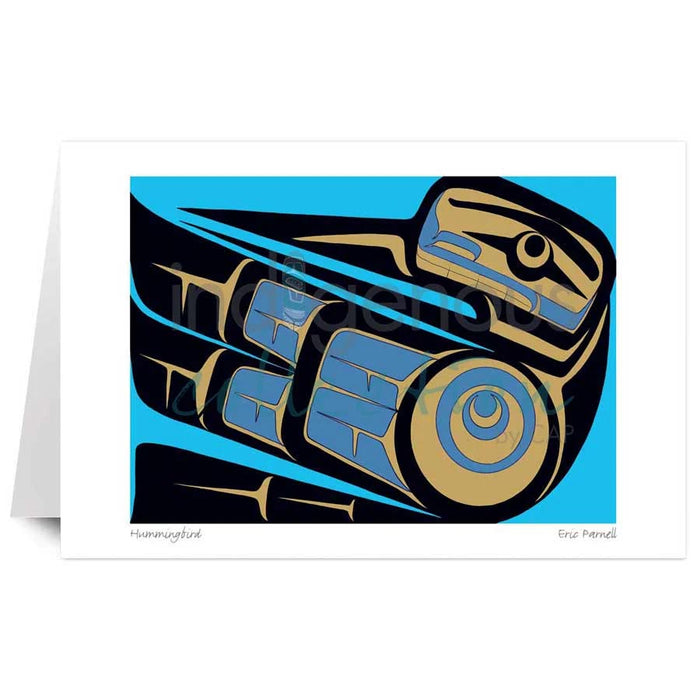 Eric Parnell Hummingbird Art Card | Native Art Canada