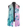 Hummingbird by Deanna Samuel, Ditidaht, Nuu-chah-nulth, Viscose Scarf indigenous art shawl by Deanna Samuel Canada