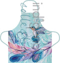 "Hummingbird Feathers"  Apron by Métis artist, Carla Joseph