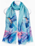 Hummingbird Feathers Eco Scarf by Carla Joseph